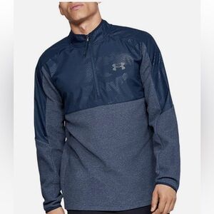NWT Under Armour Men’s Coldgear Infrared 1/2 Zip Pullover Blue